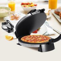 220V 2000W Paratha Chapati Plokščia duona Pica Tortilija Gamintojas Kepimo įrankiai Prietaisas Kepimo indai Virtuvė Elektrinis Roti Blynų gamintojas black