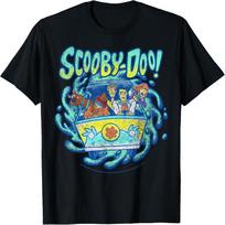 Scooby-Doo Mystery Machine Portal Group Shot T-Shirt S juoda