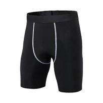Men's Quick-Dry Basketball Compression Shirt - Short/Long Sleeve, Elastic Athletic Base Layer black