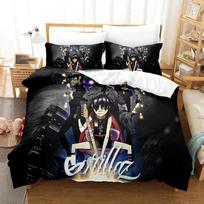 Muzikinės grupės Gorillaz patalynės komplektas 3D spausdintas Tinka miegamojo užvalkalas su pagalvių užvalkalais Vaikams Namų tekstilė 70x133cm 3pcs