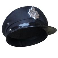 Kosinio kostiumo policijos aksesuarai Karinė kepurė Uniforminė kepurė Helovino vakarėlio reikmenys 1 juoda