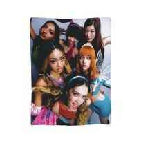 Katseye Kpop merginų grupės pledai Vilnos Žiema Daugiafunkcis lengvas metamas pled lovai, biurui, antklodė 30x40in