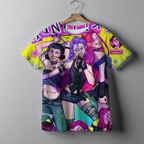 Nauji KPop Demonas Medžiotojai Animacinis Spaudinys Vaikų Medvilniniai Marškinėliai Vasariniai trumpomis rankovėmis T-shirt Berniukų ir Mergaičių Drabužiai Laisvalaikio Viršutiniai S
