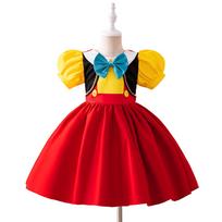 Ilganosis Pinokio Vaikų Cosplay Kostiumas su Pūstu Sijonu Helovino Pasirodymams 130cm/6Y