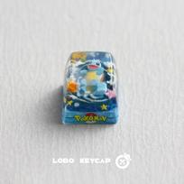 Pokemon Squirtle Bulbasaur Mechaninės klaviatūros klavišas ESC Mielas Dervos Susitraukiantis pelėsis Lašinami klijai Klavišų dangteliai Anime Periferiniai priedai