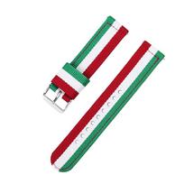 Nailono laikrodžio dirželis 20mm 22mm Universalus drobės apyrankė Casio vyrams moterims Austa riešo juosta Vienos dalies kilpa Laikrodžio dirželis 20mm