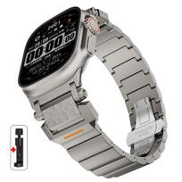 Luxury Band for Apple Watch Ultra 3 49 44 45 46mm Titanium+stainless steel Strap for IWatch Series11 10 9 8 7 6 SE Men Bracelet 42-44-45-49MM