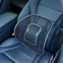 Car Seat Office Chair Massage Back Lumbar Support Mesh Ventilate Cushion Pad Black Mesh Back Lumbar Cushion for Car Driver