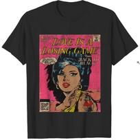 Amy Winehouse Meilė yra pralaimėjimo žaidimas Marškinėliai Vintažiniai 90-ųjų Retro Marškinėliai Unisex Marškinėliai XXXXL
