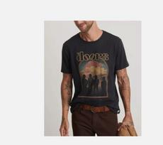Retas The Doors marškinėlis Unisex Vintažinis trumpomis rankovėmis marškinėlis Visų dydžių S-2345XL Unisex marškinėlis L