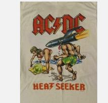 Music Band ACDC Heatseeker Cotton White All Size T-Shirt Unisex T-Shirt S