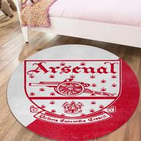 Arsenal Arsenal apvalus kilimas, kilimėlis svetainei, miegamajam, sofai, žaidimų kambariui dekoruoti, neslystantis grindų kilimėlis51 80cmx80cm