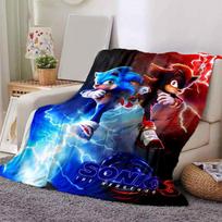 1 vnt. Sonic the Hedgehog Sonic 3 filmo plakato spaudinys Namų dekoras Antklodė Mėtymas Dovana .B067 80x120cm
