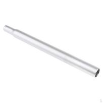Kalnų plento dviračio tiesus sėdynės stulpas 28,6 mm / 350/400/450 mm 40cm Silver white