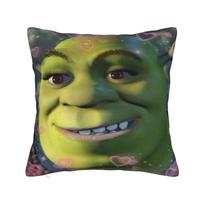 Shreks Pun Pillowcases  Fashion Pillow Case For Office Car Home Decor Print Pillow Cover 12x12Inch