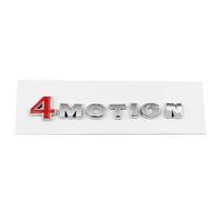 Chromuotas 4 MOTION galinės bagažinės emblema ženklelis 4MOTION lipdukas Passat Tiguan Touareg Golf Polo