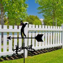 Weather Vanes For Yard Weather-Resistant Wind Vane Golf Design Rust-Proof Metal Direction Indicator Windmill Roof Mount For China Mainland