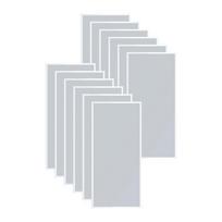 AB34-For Sandblast Cabinet Replacement Lens 12Pcs Polyester Film Abrasive Blasting Cabinet Cover 23 X 11 Inch