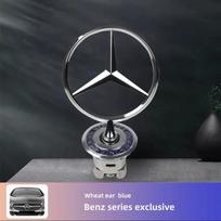 1 vnt. Automobilio variklio dangčio emblema Priekinio dangčio chromuotas ženklas Priedai Mercedes Benz AMG W204 W205 W203 W211 W212 W213 W201 W210 1Pcs Silver black