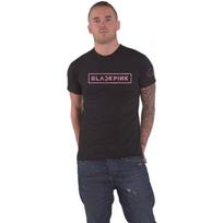 BLACKPINK T Shirt The Album Tracklist Logo New Official Unisex Black Size L S