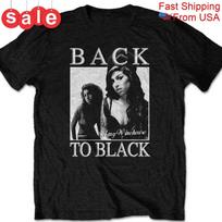 Amy Winehouse Back to Black Dovana Gerbėjams Unisex S-5XL Marškinėliai Unisex T-shirt XL