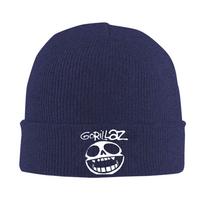 Gorillaz  Beanie Hats  Bonnet Hats Female Male Street Y2K Hippie Skullies Beanies Spring Pattern Elastic Caps One Size