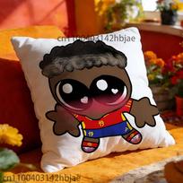 L-Lamine 19 10 Y-Yamal Pillow Case Print Polyester Fiber 40X40 cm Home Sofa Throw Cushion Cover Decoration 30cmx30cm