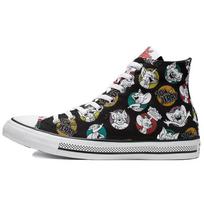Tom & Jerry x Converse Chuck Taylor All Star Madingi Patogūs Aukštakulniai Drobės Batai Unisex Juodi 35