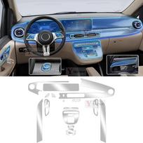 Skirta Mercedes-Benz V klasės 2024-2025 m. Automobilio interjero centrinės konsolės permatoma TPU apsauginė plėvelė Anti-scratch lipdukas Left Hand Drive