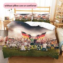 FC Bayern Miuncheno rašto patalynė Namų dekoracija Gimtadienio dovana (1 * antklodės užvalkalas + 2 * pagalvės užvalkalai, be šerdies) 135x200cm
