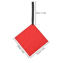 2pcs Kayak Tow Flags Red   Hooked Kayak Flag for Boat Canoe Trailer   Warning Flag
