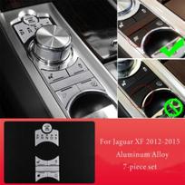 7pcs Center Shift Gear Selector Button Decals Cover For Jaguar XF 12-15