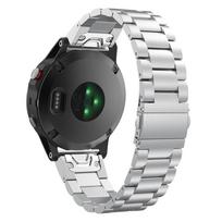 ONEStainless Steel Strap for Garmin Fenix 8X 7X 7 7S 6S 6X 6 Pro 5X 5 5S/Tactix 8 51mm 47mm Metal Quick Fit for 26 22 20mm BraceletMN Quickfit 26mm sidabras