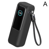 Silikoninis dėklas Anker Zolo 25000mAh 165W Power Bank apsauginiam dėklui, laikymo krepšiui, nešiojamam kelioniniam dėklui, priedams juoda