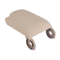 Durable-1Pcs Leather Armrest With Plastic Plate For BMW E46 3 Series 1999-2005 Left Hand Drive Beige smėlis