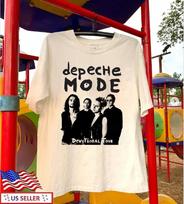 NAUJIENA! Depeche Mode balti medvilniniai marškinėliai Visų dydžių S-5XL HL884 Unisex T-shirt XL
