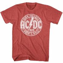 ACDC High Voltage 1975 Roko ir Rolo Vintažinis Koncertinis Turas Vyriški Grafiniai Unisex Marškinėliai XXL