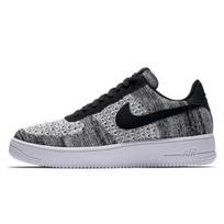 Nike Air Force 1 Flyknit 2 AV3042-001 kedai vyrams (44367) (Juoda spalva, be defektų) EU 41 armijos žalia spalva