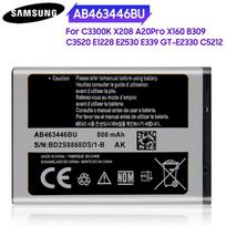 Originali įkraunama ličio baterija  Skirta Samsung E339 C3520 C3300K X208 B189 F299 AB463446BU AB463446BC AB463446BE AB463446BA Telefono baterija 800mAh