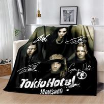 29 Stiliaus Naujas Tokio Hotel Roko Grupė Tom Bill Kaulitz Antklodė, Minkšta Pledas Namų Miegamojo Lovoje Sofoje Dangalas Vaikams Dovana Dangalas 75x90cm