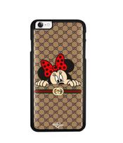 Phone case - Gucci - Iphone SE 2020 - Soft - Silicone - Minnie juoda