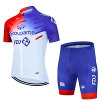 2024 Groupama FDJ TDF Dviratininko Džersio Rinkinys Paris Trumpomis Rankovėmis Greitai Džiūstantis Maillot Ciclismo Lenktyninio Dviračio Drabužiai S