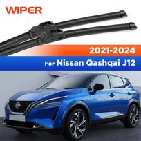 Nissan Qashqai J12 - 2024 Priekinių valytuvų šluotelės Priekinio stiklo langų šepetėliai 26 +17 2021-2024