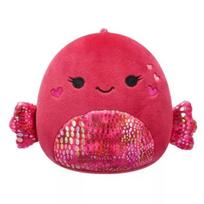 Squishmallows: Barella, širdubučių žuvelė minkštutis - 20 cm