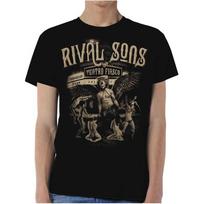 NAUJI Rival Sons Grupės Juodi Medvilniniai Unisex Marškinėliai Visų Dydžių Nuo S Iki 5XL 1HRL236 Unisex Marškinėliai XL black