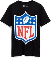 NFL marškinėliai vyriški Amerikietiško futbolo skydo logotipas S juoda
