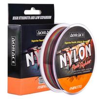 100/300/500m Wear-Resistant Colorful Nylon Fishing Line with Strong Tensile Strength and Transparent Glue 4.5#