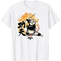 Kung Fu Panda 4 Meistras Po Drakono Kovotojas Nuostabus Portretas Marškinėliai S balta