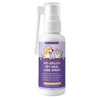 Pet Dental Spray for Dogs & Cats Enzyme-Based Oral Care Mist  Freshen Breath Support Clean Teeth and Promote Healthy Gums