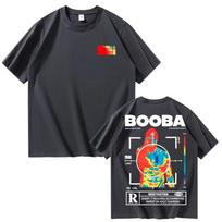 Nauji B2O Marškinėliai Madingi Medvilniniai BOOBA Spausdinti Trumpomis Rankovėmis Marškinėliai Moterims Atsitiktiniai Harajuku Gatvės Apranga T-shirt Viršūnės Vyriški Drabužiai S